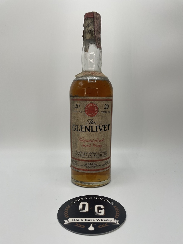 Glenlivet 20y (Baretto Import) 75cl 45,7% ​