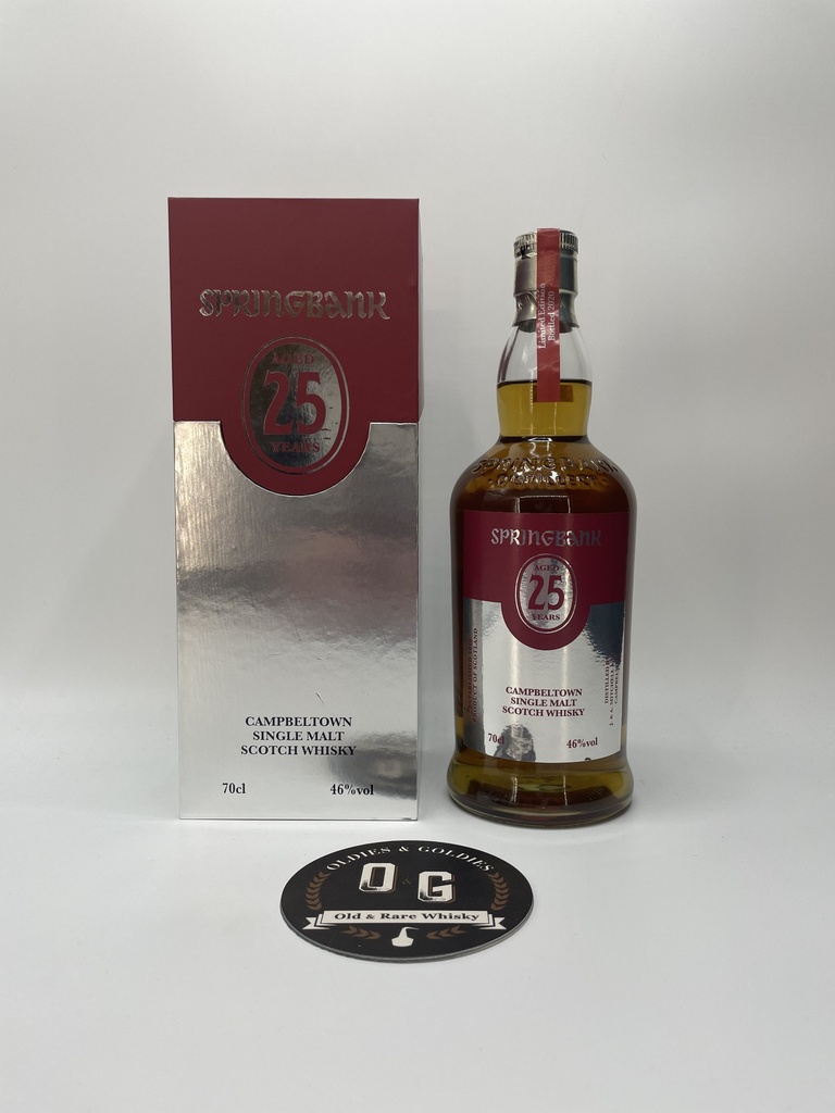 Springbank 25y (Bottled 2020) 46% 70cl