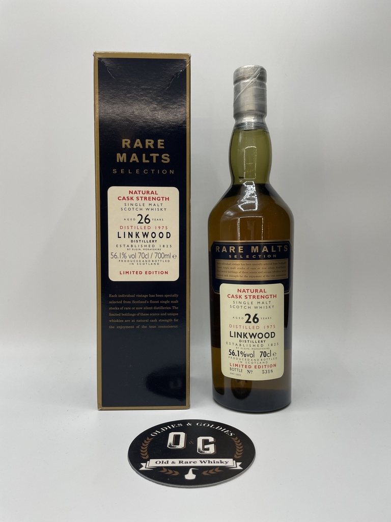 Linkwood 1975 26y Rare malts 56,1% 70cl