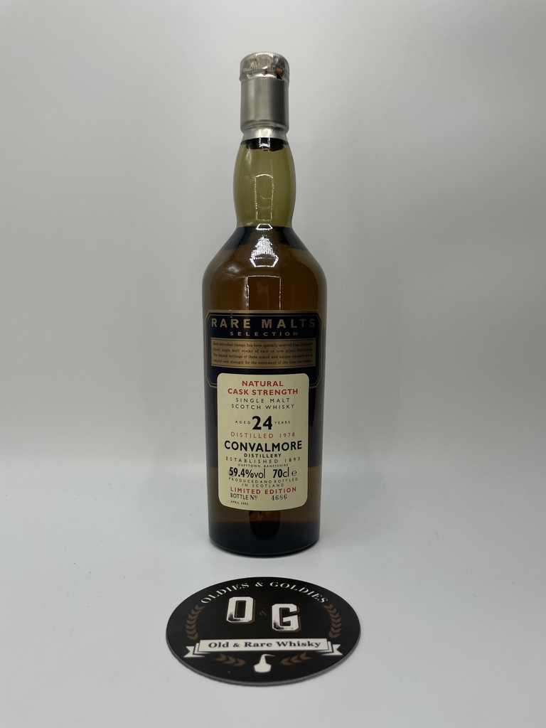 Convalmore 1978 Rare Malts 24y 59,4% - 70cl