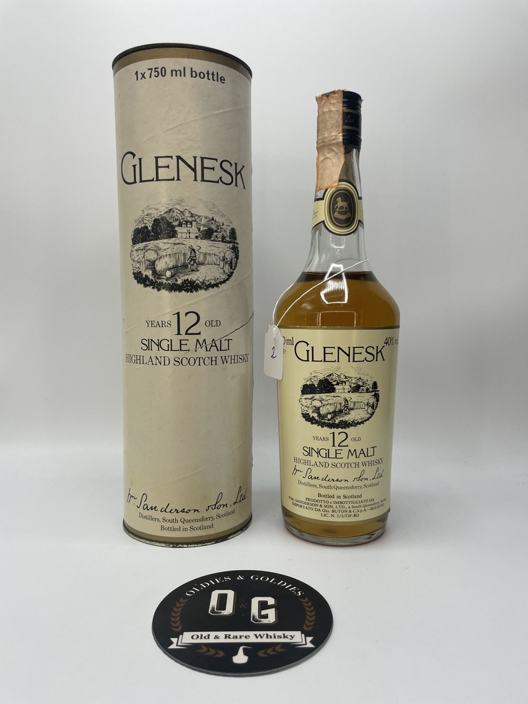 Glenesk 12y (Wm Sanderson) 75cl 40% store code 2