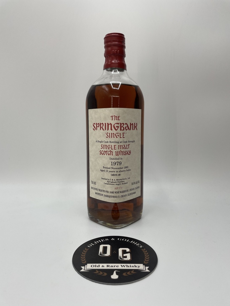 Springbank 1979-1993 &quot;Single&quot; cask 469 56,8% 75cl