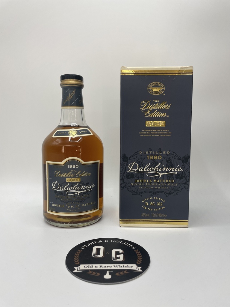 Dalwhinnie 1980 Inaugural Release &quot;Distillers edition&quot; 43% 70cl