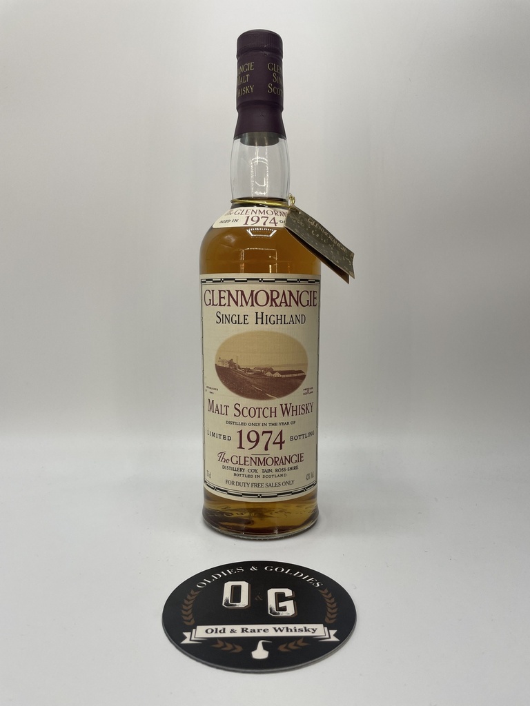 Glenmorangie 1974 bottled 1995 (Duty free Sales only) 75cl 43%