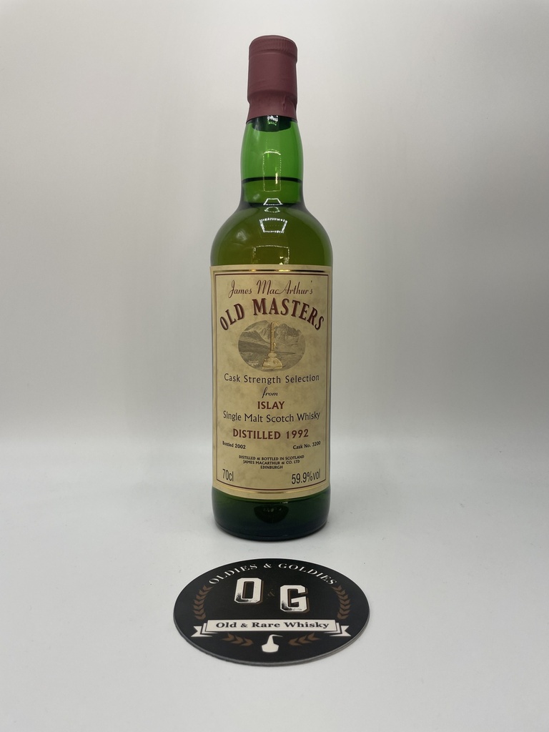 1992 Islay &quot;Old Masters&quot; cask #3200 70cl 59,9%