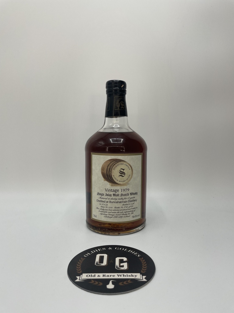 Bunnahabhain 1979 17y cask #5110 (Signatory dumpy) 58,4% 70cl