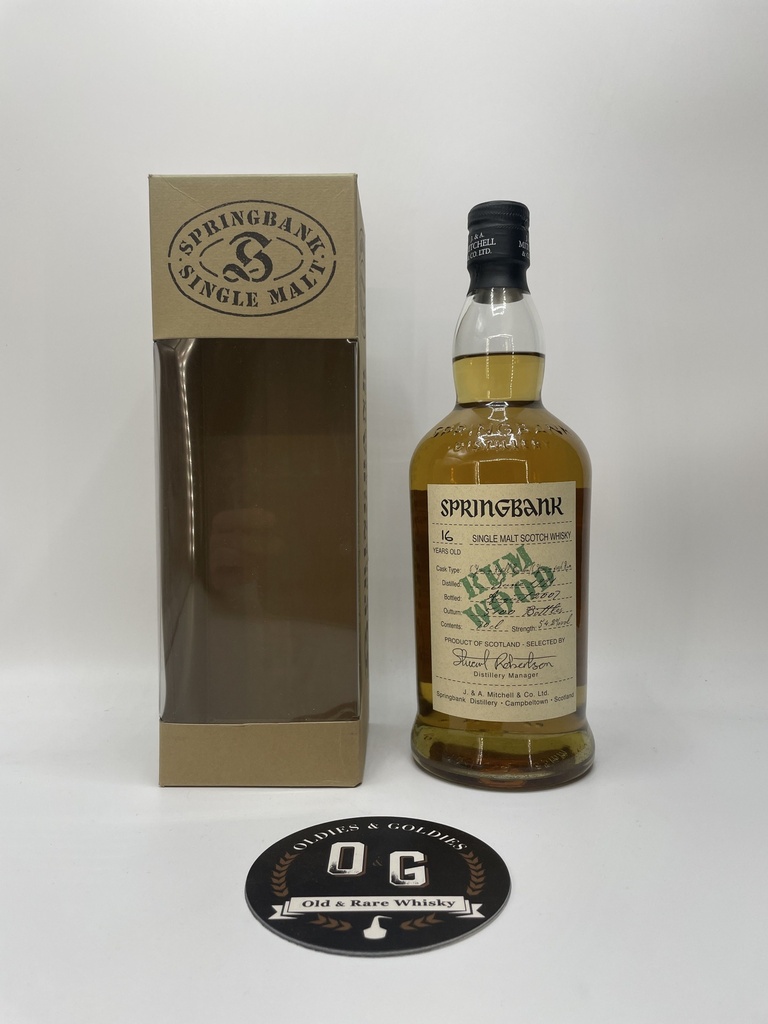 Springbank 1991 16y (Rum-Wood Series) 70cl 54,2%