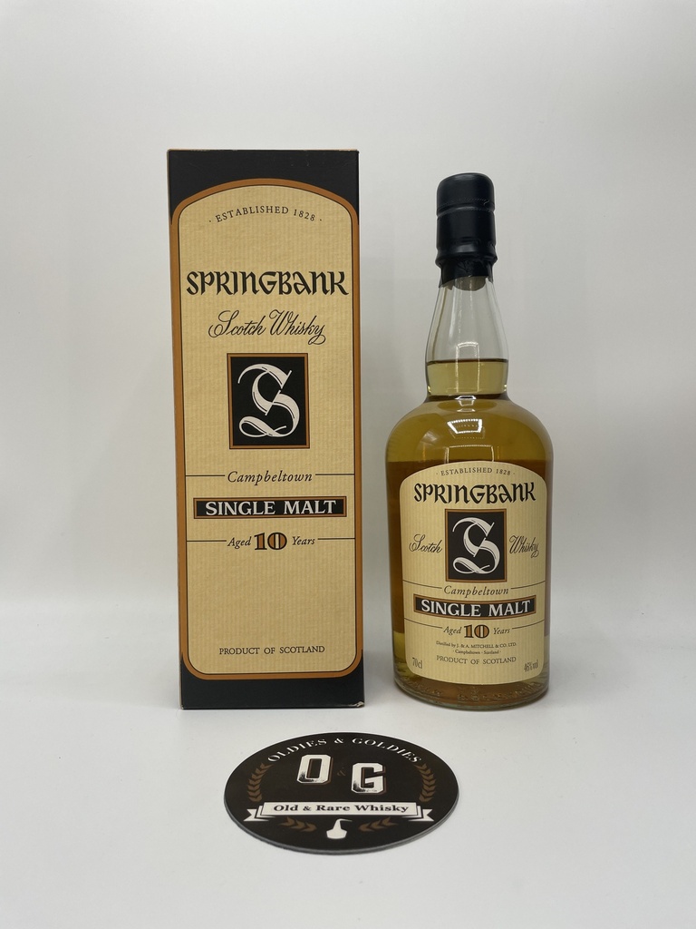 Springbank 10y (Beige label old style bottle) 70cl 46%