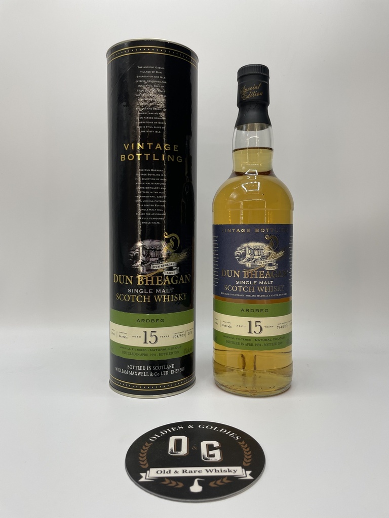 Ardbeg 1994 Dun Bheagan cask 794/800 48% 70cl