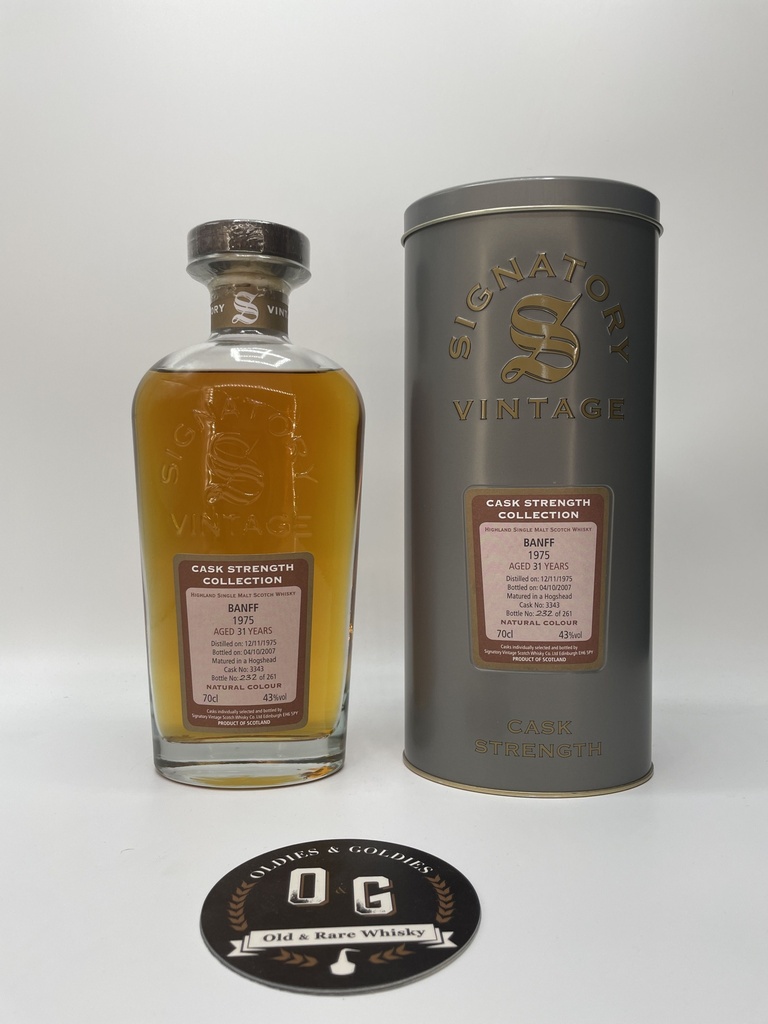 Banff 31y 1975 Signatory Vintage #3343 70cl 43%