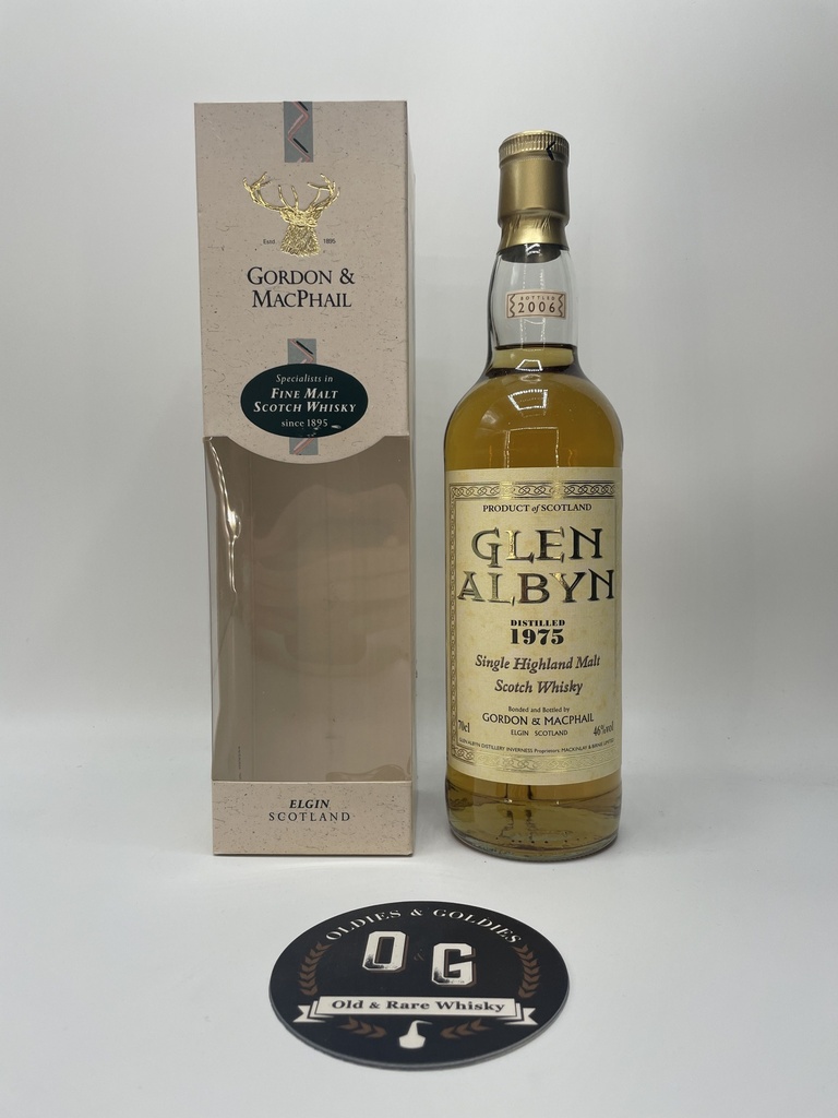 Glen Albyn 1975-2006 G&amp;M Rare Vintage 70cl 46%