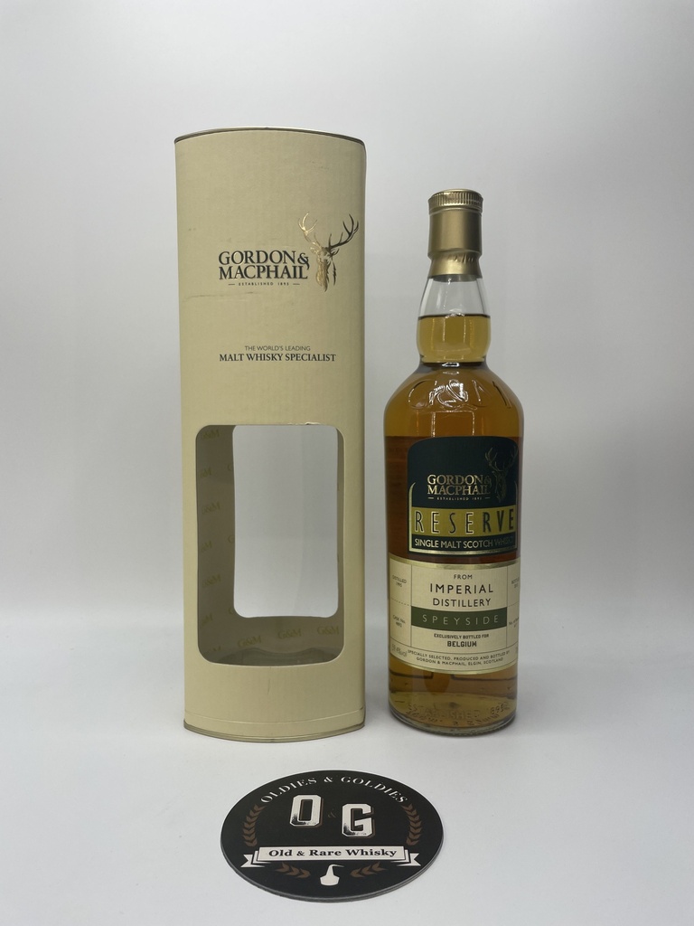 Imperial 17y 1995 G&M Reserve Cask #4892 70cl 59,4%