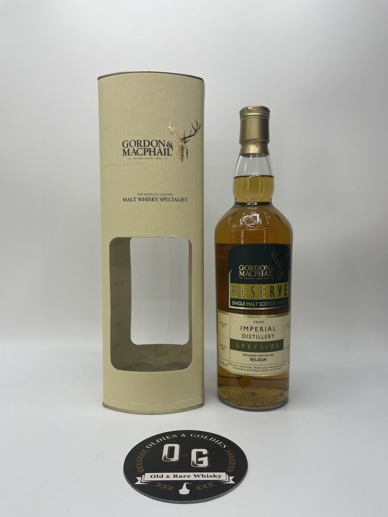 Imperial 17y 1995 G&amp;M Reserve Cask #4892 70cl 59,4%
