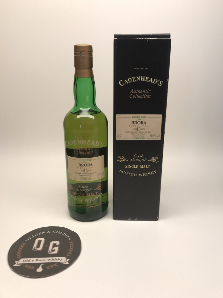 Brora 1982 13y 60,4% 70cl (cadenhead)