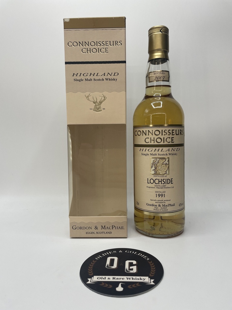 Lochside 15y 1991-2007 G&amp;M Connoisseurs Choice 43% 70cl