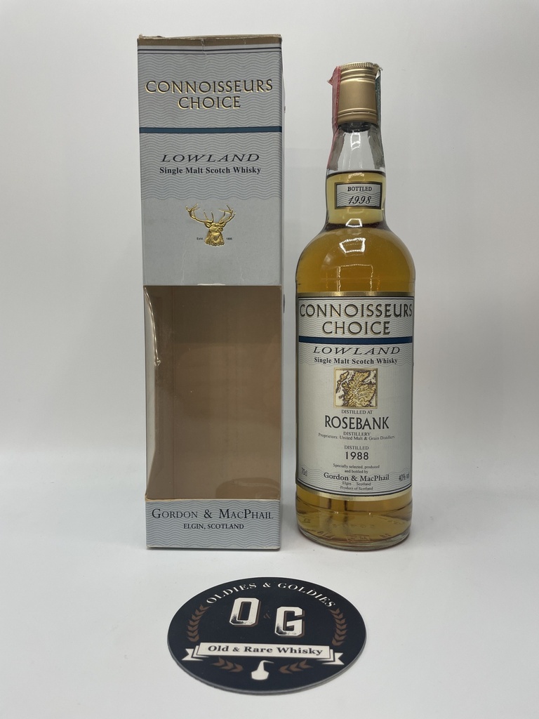 Rosebank 10y 1988 G&amp;M Connoisseurs Choice 40% 70cl