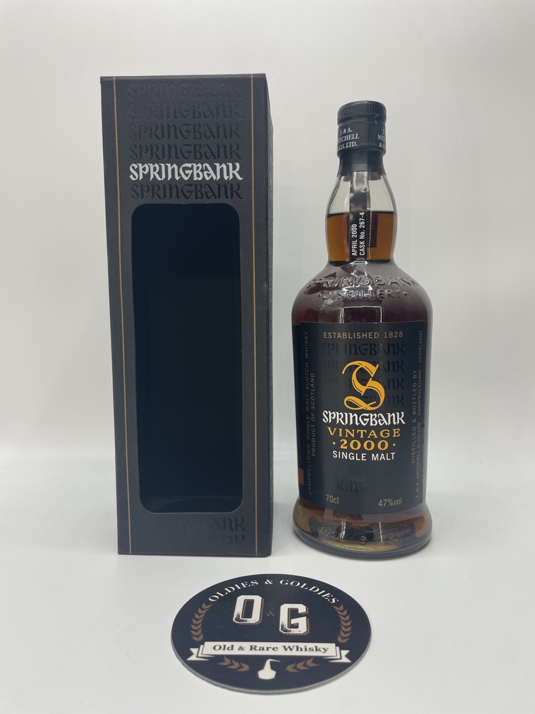 Springbank 10y &quot;Vintage 2000 for the Nectar&quot; Cask #267-4  70cl 47%