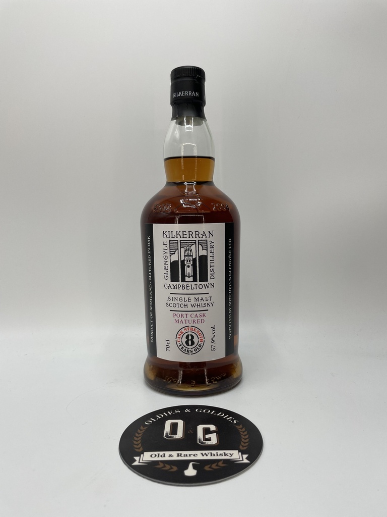 Kilkerran 8y (Bottled 2022) Cask Strength Port Cask 70cl 57,9%