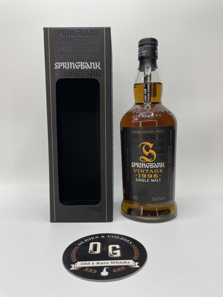 Springbank 1996 Vintage Single Cask #272 55,2% 70cl