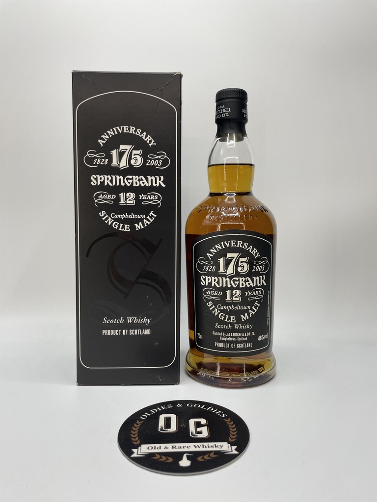 Springbank 12y (175th Anniversary) 70cl 46%