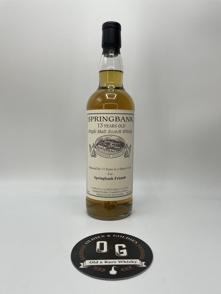 Springbank OB 13y Sherry cask for Springbank Friends 70cl 56,5%