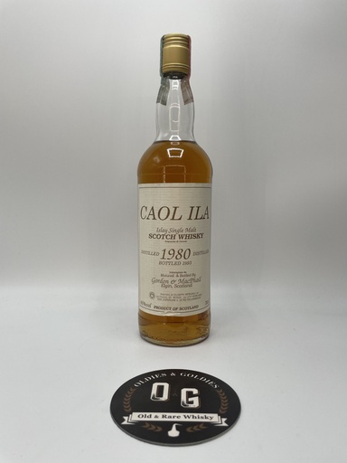 Caol Ila 1980-1993 G&amp;M white label 40% 70cl