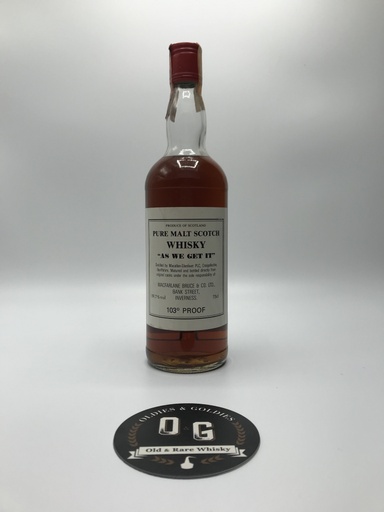 Macallan 103° proof (As we get it) 75cl 59,7%