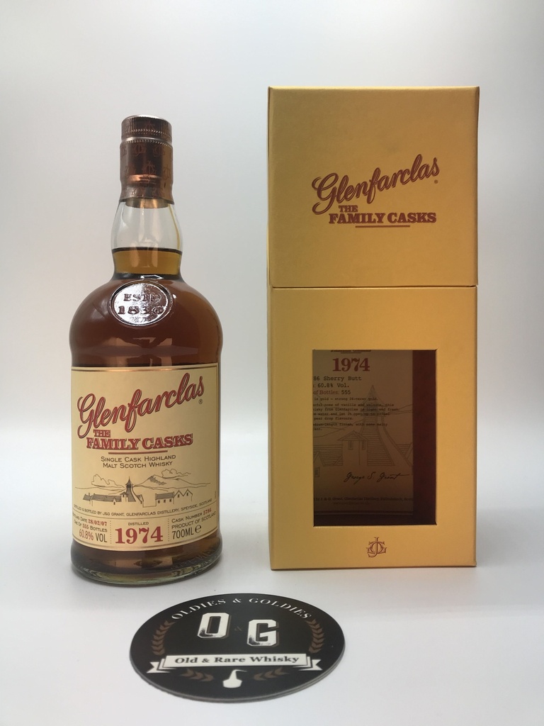 Glenfarclas 1974 Family casks #5786 70cl 60,8% | OG-Whisky
