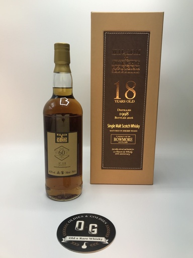 Bowmore 1998/2016 W&amp;M #800041 70cl 60,2%