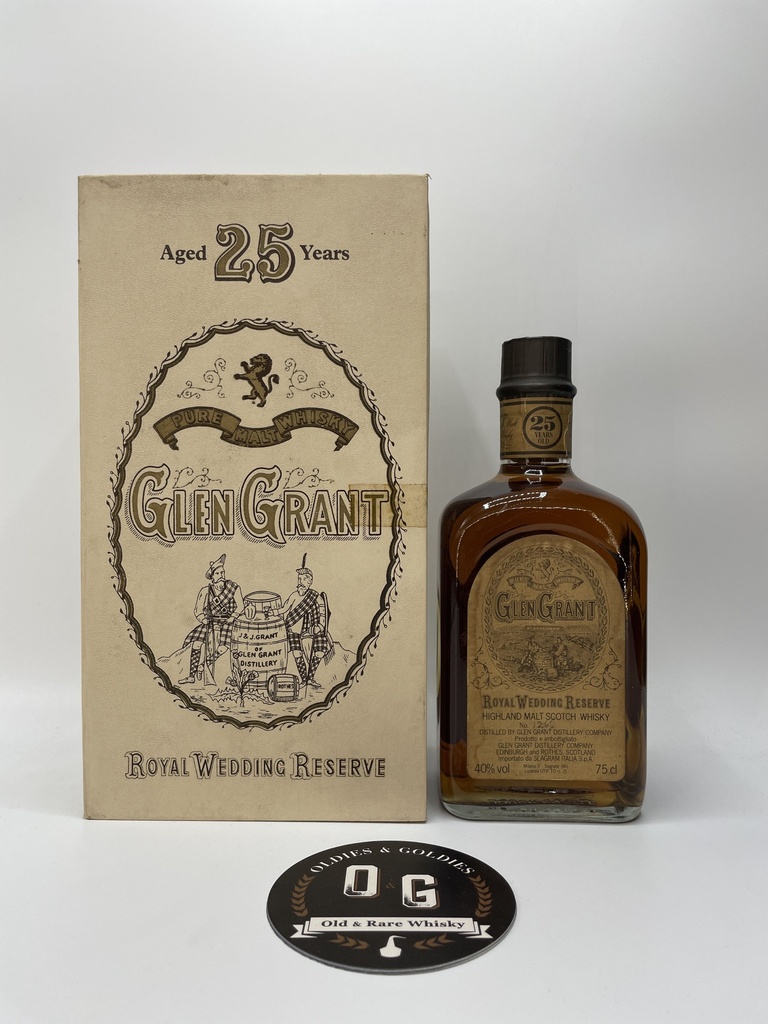 Glen Grant 1956 25y Royal Wedding Reserve 75cl 40% (store code 01) | OG ...
