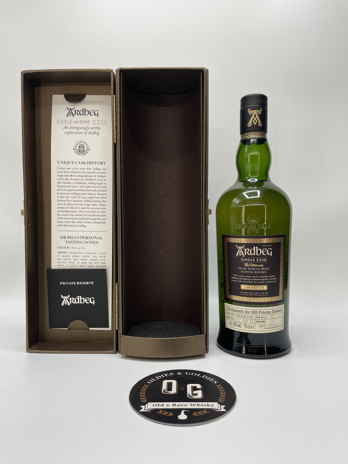 Ardbeg 2001 Single Cask #345 (MH Private Taiwan) - 41,9% 70cl | OG-Whisky