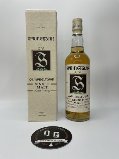 Springbank C.V. (Green Thistle) Old bottle 70cl 46%