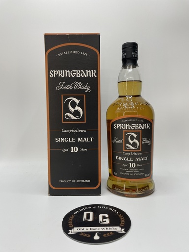 Springbank 10y (Black label -orange stripe-white S) 46% 70cl
